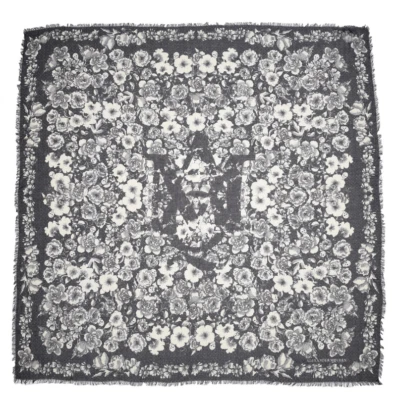 ALEXANDER MCQUEEN Bufanda Floral Comida 55" Nueva Con Etiquetas Sin Stock Foto 1 de 2