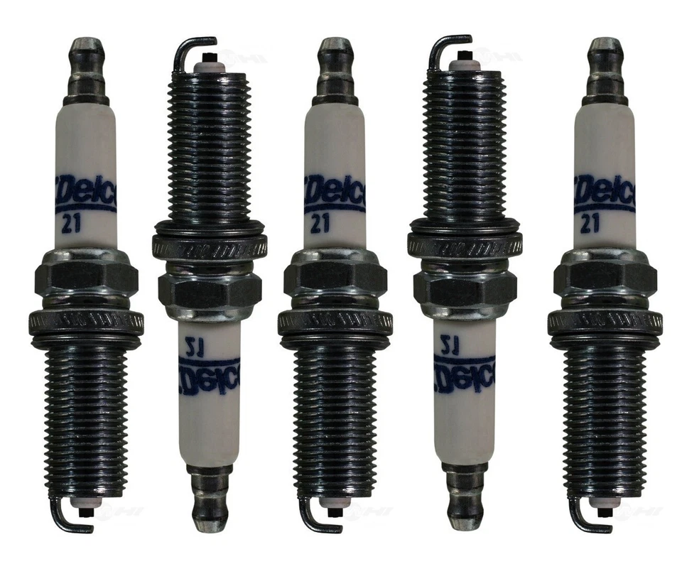 Set Of 5 Rapidfire Spark Plugs AcDelco For Volvo XC70 S60 V60 Cross Country L5 - Imagem 1 de 1