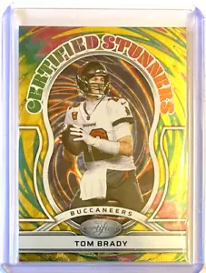SELTEN 2022 Panini zertifizierte TOM BRADY zertifizierte Stunners SSP-CS-2 Freibeuter - Bild 1 von 6