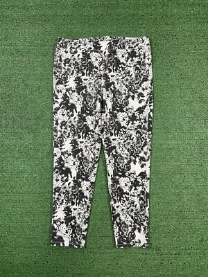 Jeans By Buffalo Pants Womens Size L Floral Black White - Image 1 of 4