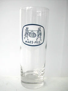* VERRE A BIERE MAES PILS 5.8 cm de Ø 16.5 cm de haut - Imagen 1 de 2