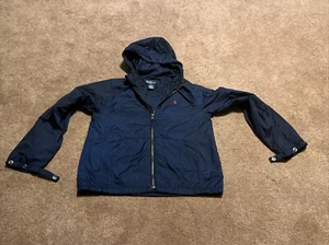 Polo Ralph Lauren Blue Small 8  Boy Youth Hood Jacket Coat  - Picture 1 of 9