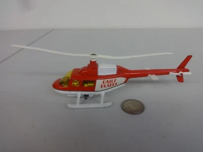 Corgi #929 Superman White & Red Daily Planet Bell Jetcopter + 2 Rockets - Loose  - Image 1 of 4