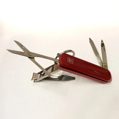 ZWILLING Classic INOX Multitool Taschenmesser Nagelknipser Öffner - Rot groß