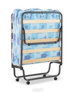 Linon-Tremont Folding Bed 74.8"Lx31.5"Dx15"H durable steel metal tube frame - Picture 1 of 4