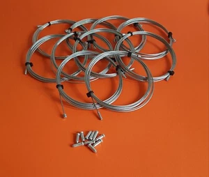 10x Innenzüge,Bowdenzüge Schaltzüge,Universal, 2100mm x 1,2mm, Fahrrad,Schaltung - Bild 1 von 2