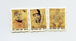 #2200181 KEN GRIFFEY JR TONY GWYNN JOSH GIBSON Micro Gumball Card Lot