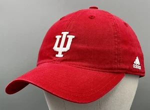 ADIDAS Indiana University Men’s Metal Strapback Cap 100% Cotton Hoosiers Hat OS - Picture 1 of 24