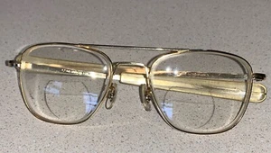 Randolph Engineering Vintage Gold Military Original R.E. 5 1/2 Aviator Glasses - Picture 1 of 10