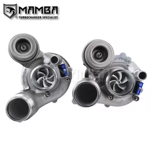 MAMBA Pair Mercedes Benz M177 E63 18509700005 GTX3076R Ball Bearing Turbocharger - Picture 1 of 9