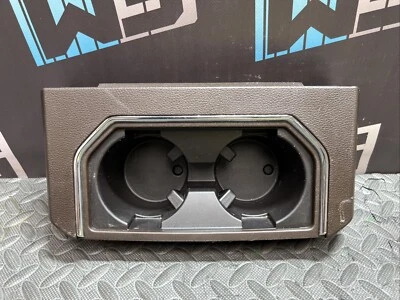 Ford F250 F350 2017-2022 consola trasera portavasos marrón con cromo HC3B-2504D74-BAW Foto 1 de 4