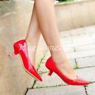 Sexy Womens Sweet Multi Color Low Heel Pointy Toe Party Pumps Dress Shoes