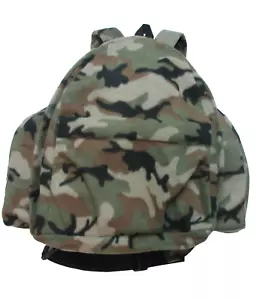 Quiet DELUX DAY PACK, zaino mimetico in pile, pacchetto da caccia con fiocco mimetico seconda guerra mondiale - Foto 1 di 8