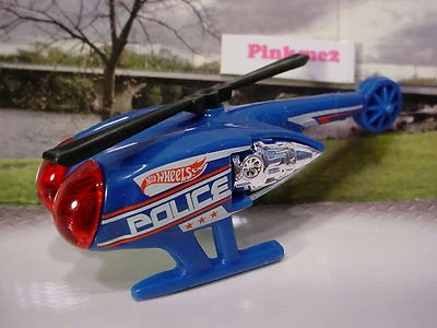 2015 Police Persecution Design Killer Copter☆Helicóptero azul/rojo☆SUELTO☆Hot Wheels Foto 1 de 3