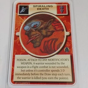 DOOMTROOPER CCG (MORTIFICATOR)--SPIRALING DEATH--NM / MINT - Picture 1 of 1