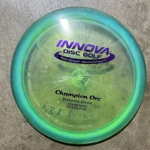 Innova champion Orc 163g 8/10 PENNED O Pearly Multi Color PATENT DISC GOLF - Picture 1 of 4