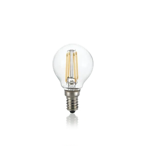 Lampadina E14 led 4w dimmerabile sfera vetro trasparente luce calda - Foto 1 di 1