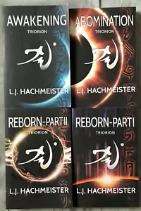 Lot of 4 Triorion Novels * Books 1-4 * LJ Hachmeister * TPB 1st/1st SIGNED - Imagen 1 de 3