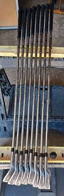 Spalding Molitor Golf RH Iron Set 3 4 5 6 7 8 9 P Oversize Iron Head Clubs - Image 1 of 4