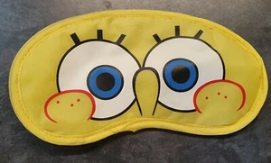 Unisex SpongeBob Square Pants Sleep Eye Mask Blackout Travel Sleep Over UKseller - Picture 1 of 2