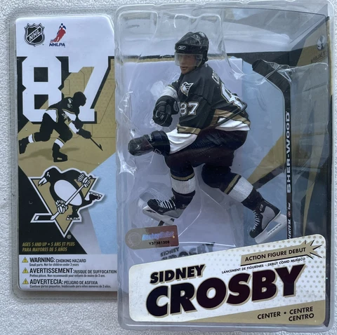 2006 McFarlane Sidney Crosby Rookie Year Debut Action Figure Pittsburgh Penguins Cover