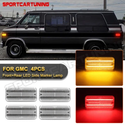 LED Side Marker For 85-95 Chevy G10 G20 GMC G1500 G2500 Van 85-96 P30 P3500 P20 — 第 1/4 张图片