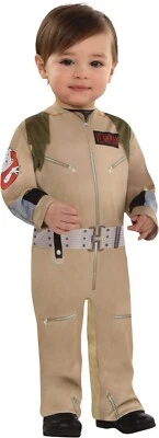 Disfraz de Cazafantasmas Halloween Infantil 6-12 meses Mono Venkman Etiqueta con Nombre NUEVO Foto 1 de 4