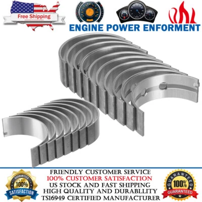 Juego de rodamientos de varilla principal para Toyota Tacoma 1991-2004 2,7 L 4 cilindros DOHC 16v 1RZ 2RZ 3RZ Foto 1 de 4