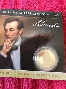 abraham lincoln Commerative Coin - Picture 1 of 4