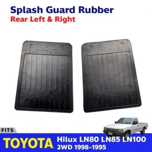 Splash Guard Rubber Flaps Rear Pair Fit Toyota Hilux LN85 MK3 Truck 1989-95 EBEZ - Picture 1 of 7