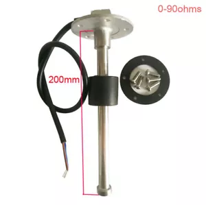 Fuel Level Sender 0-90 ohms 200mm Sending Unit Universal Type Stainless for Auto - Picture 1 of 6