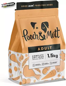 Pooch & Mutt Complete Adult Dry Dog Food Grain Free Chicken & Superfood 1.5 kg - Picture 1 of 6