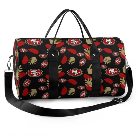 San Francisco 49ers Travel Handbag Sport Gym Bag Large Capacity Print Style Bag Cover