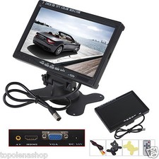TV TELEVISORE MONITOR LCD DIGITALE 7 TFT VIDEOSORVEGLIANZA AV VGA 2 CANALI HDMI