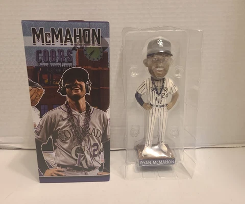Ryan McMahon Colorado Rockies Bobblehead SGA 7-31-22 Coors Field Cover