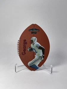 Eddie George Oilers 1998 Playoff Contenders Red Leather Die Cut Insert #95 - Picture 1 of 2