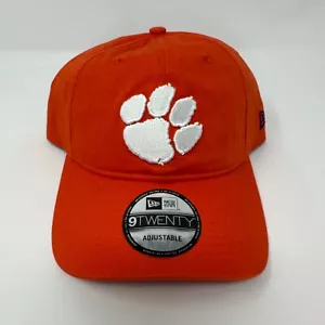 New Era Clemson Tigers Orange 9TWENTY Adjustable Hat One Size Fits All - Picture 1 of 3