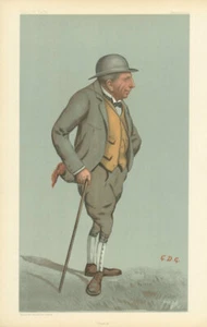 VANITY FAIR SPY CARTOON Charles Harold Longfield Beatty 'Charlie'. Racing 1903 - Picture 1 of 2