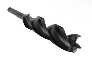 WoodOwl 1-1/8" x 7-1/2" Ultra Smooth Tri Cut Auger Boring Bit 09715/ New Open - Picture 1 of 4