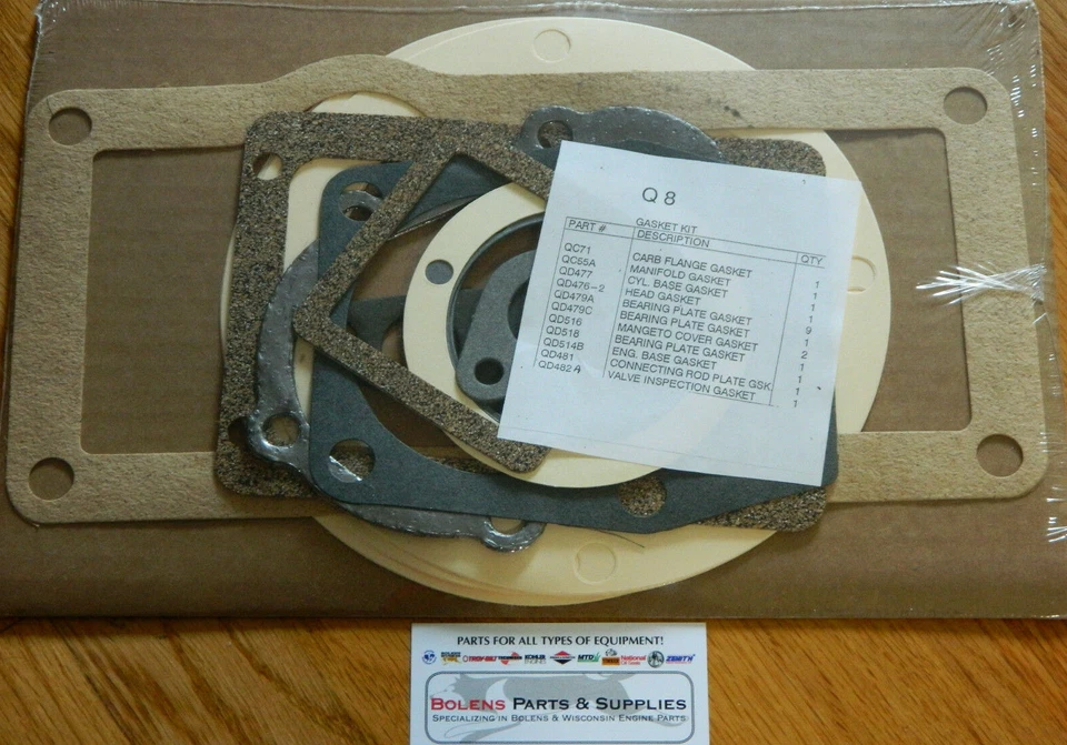 Juego de juntas de motor Wisconsin Q8 para motores AFH, AGH, AHH Foto 1 de 1