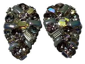Pendientes artesanales aurora boreal años 80 - Imagen 1 de 2