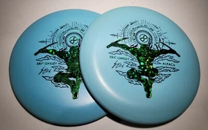 Matching Pair Infinite Alpaca P-Blend Glow E.Oakley Disc Golf putter Blue 171g - Picture 1 of 6