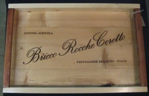 Bricco Rocche Ceretto Serving Tray - wine box crate - Picture 1 of 3