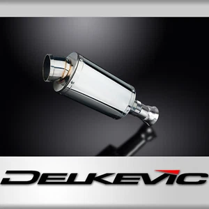 KTM 1290 Super Duke 2014-2019 Kit de silenciador de escape de acero inoxidable ovalado de 9" sin cordones - Imagen 1 de 5