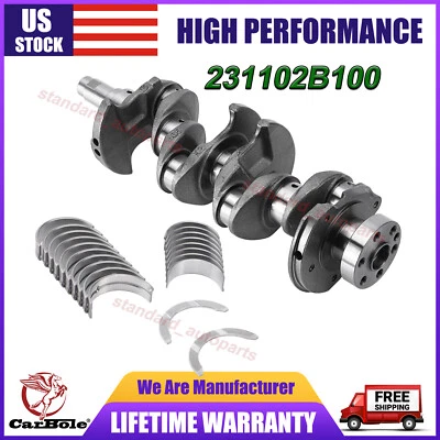 Engine Crankshaft & Bearing Set for Hyundai Accent Veloster Kia Soul Rio 1.6L - Image 1 of 4