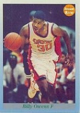 1991-92 Front Row Premier #3 Billy Owens - NM-MT