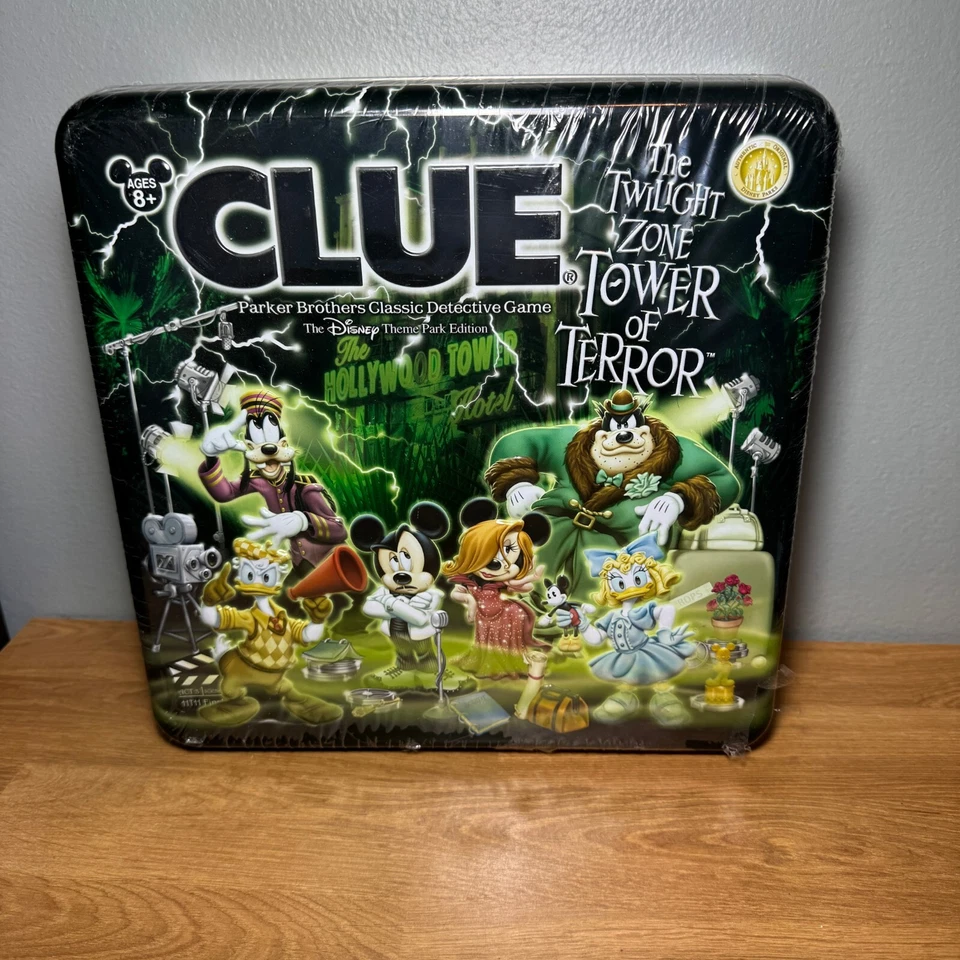 USAOpoly Clue Clue - The Twilight Zone Tower of Terror Box EX
