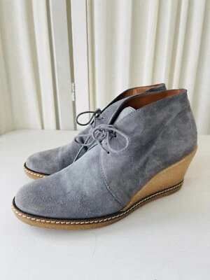 Donald J Pliner Harmony Suede Wedge Heel Chukka Ankle Bootie Women's Sz 8 - Изображение 1 из 4