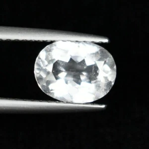 1,47 ct DIAMANT FUNKELND SELTENER FARBTON FARBLOS NATÜRLICHER PHENAKIT OVAL siehe Vdo BC - Bild 1 von 2