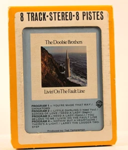 Doobie Brothers Livin' on the Fault Line - 1978 8 Track Tape with case - Bild 1 von 4